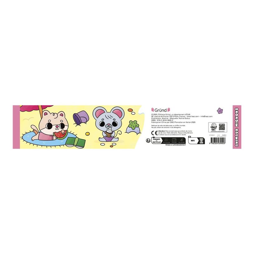 9782324039003-Mes sets de table pinceau magique - Animaux mignons - Pinceau magique - livre à colorier-P_405283532_2-1