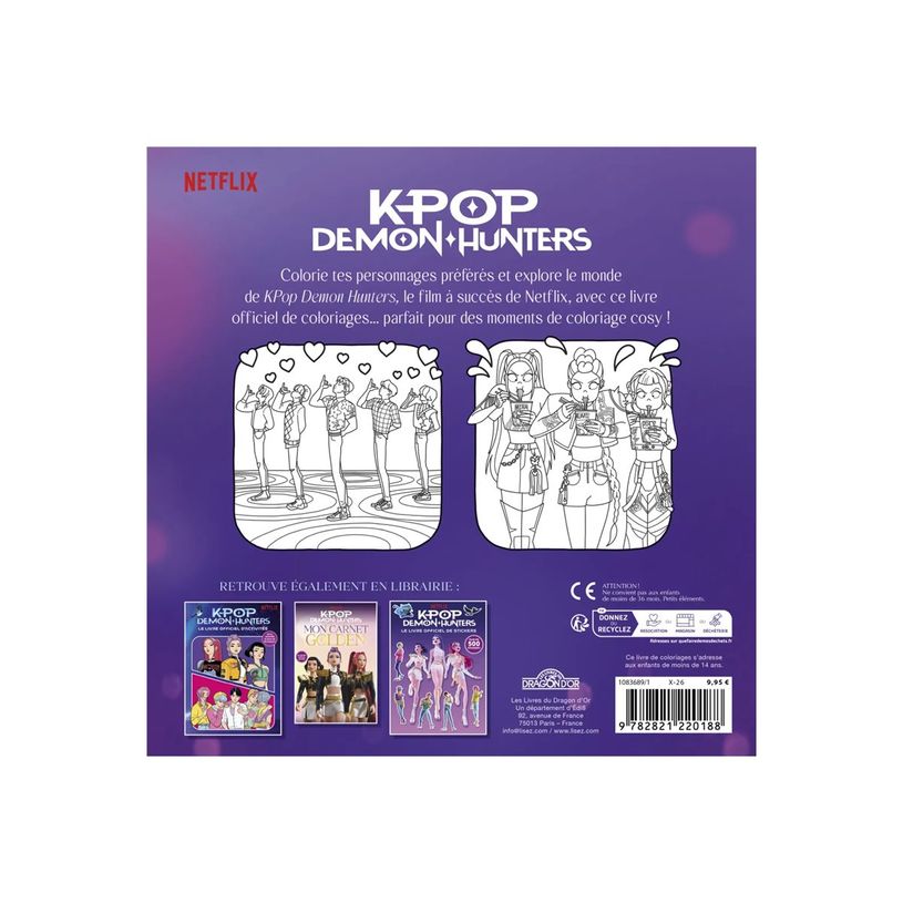 9782821220188-Canap', canap', canap' ! - Le livre officiel de coloriages - KPop Demon Hunters - par Netf-P_405283573_6-2