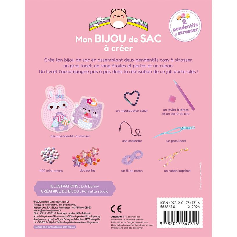 9782017347316-Bijou de sac à créer Mes petits amis - coffret avec accessoires--1