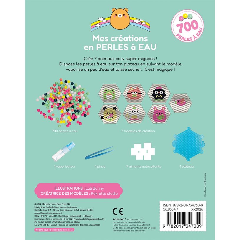 9782017347309-Créations en perles à eau Mes petits amis - coffret avec accessoires--1