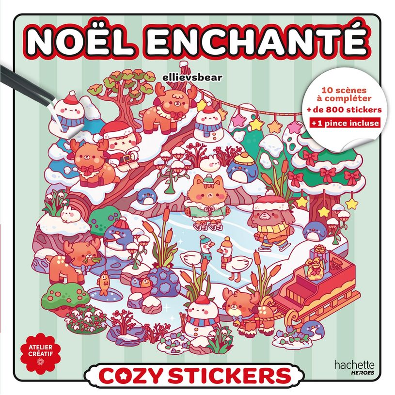 9782017388074-Cozy stickers - Noël enchanté--0
