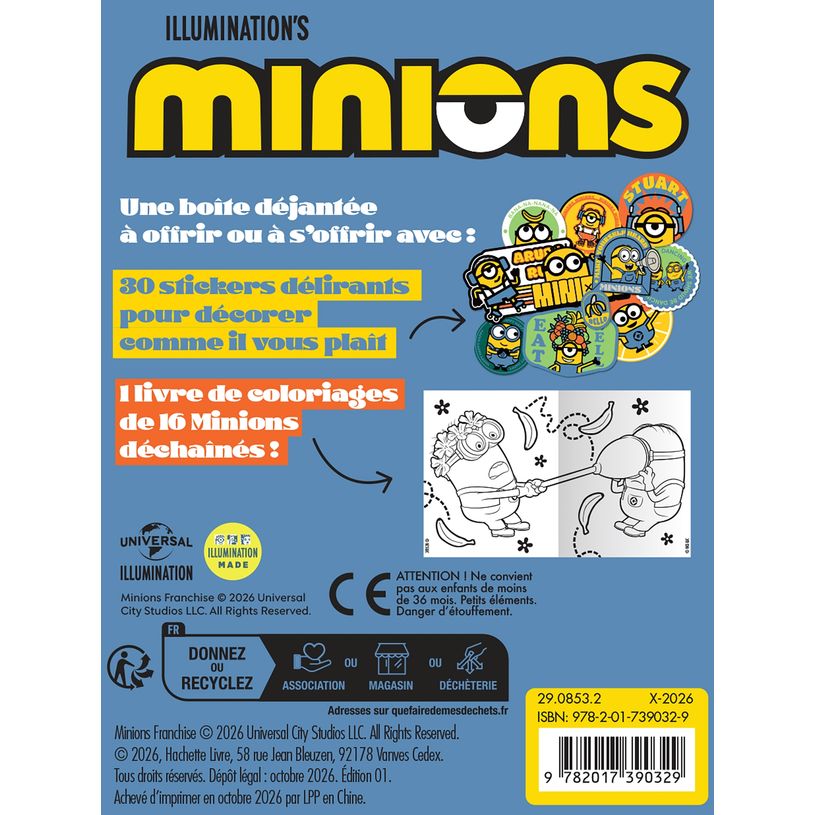 9782017390329-Les Minions - Mini coffret de stickers--1