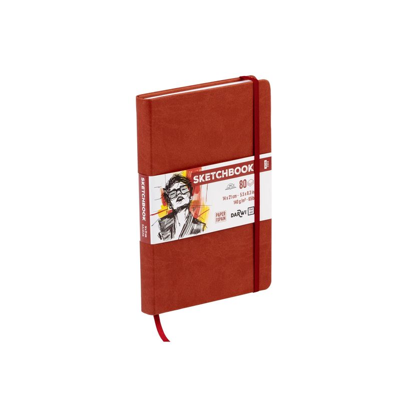 5411711466842-Darwi For You - Carnet de croquis - reliure piquée - 140 x 210 mm - portrait - 80 feuilles - papier bl-P_405284512_5-0