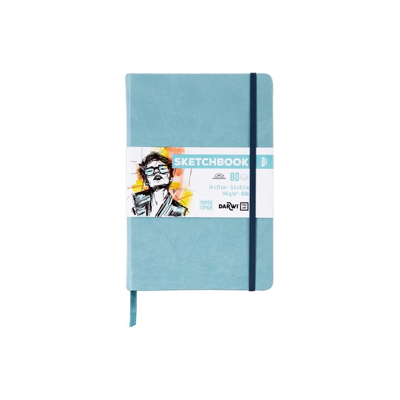 5411711466859-Darwi For You - Carnet de croquis - reliure piquée - 140 x 210 mm - portrait - 80 feuilles - papie-P_405284513_8-0