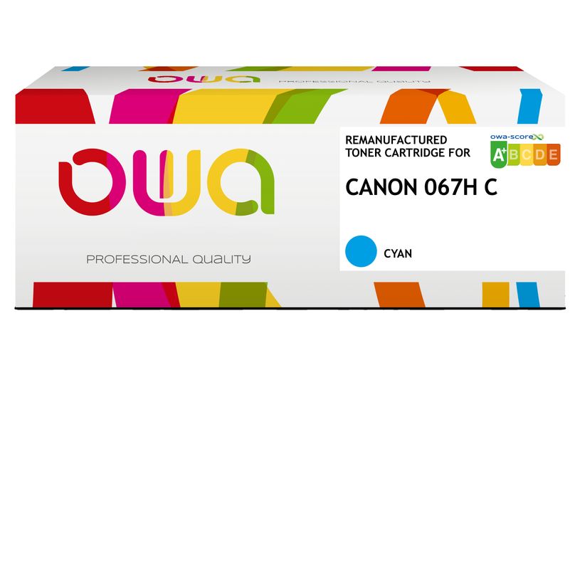 3112532848528-Cartouche laser remanufacturée Canon 067H - cyan - OWA--1