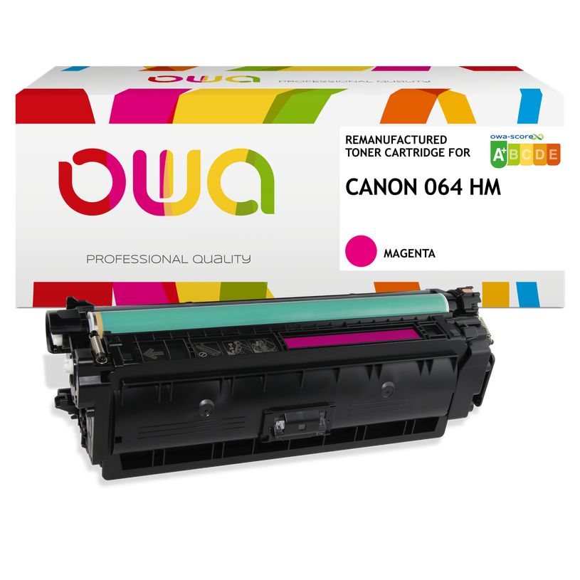 3112532850859-Cartouche laser remanufacturée Canon 064H - magenta - OWA--0