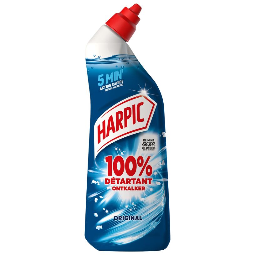 3665468500973-Harpic - Gel 100% Détartrant - 5 Minutes Chrono - 750 ml--0