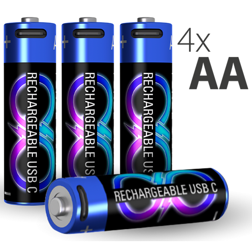 3571211556756-Force Power - 4 piles rechargeables USB-C - AA LR06--1
