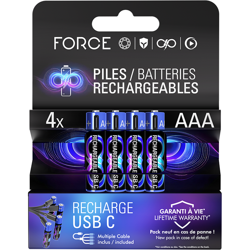 3571211556732-Force Power - 4 piles rechargeables USB-C - AAA LR03--0
