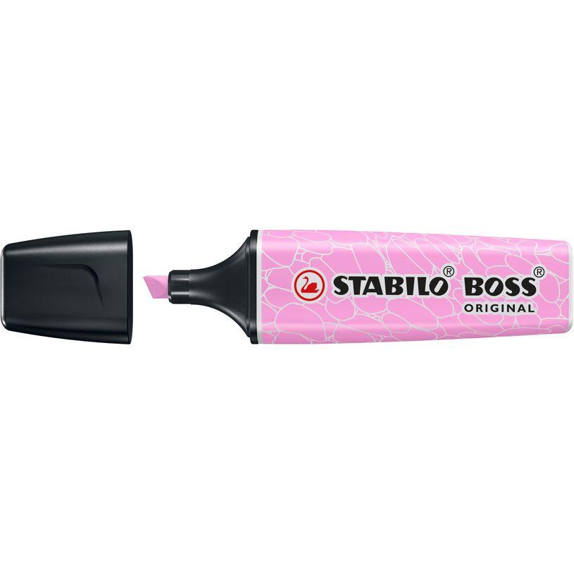 4006381627825-STABILO - Surligneur BOSS Original Graphic Edition - Mauve Givré--1