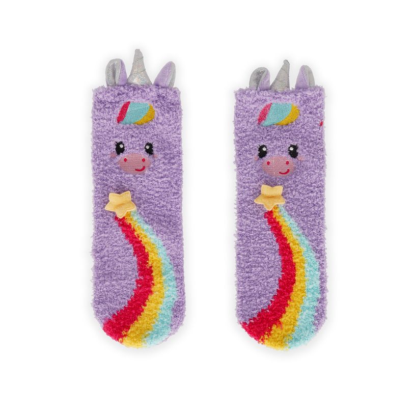 8052694149055-Legami - Chaussettes Antidérapantes Enfant - Unicorn Lilac--2