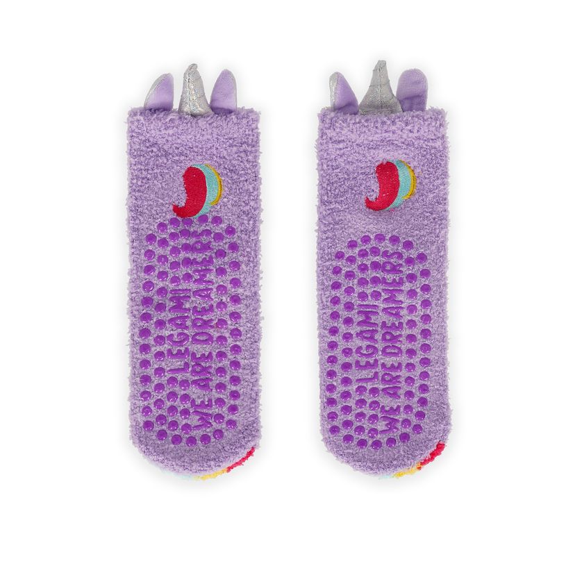 8052694149055-Legami - Chaussettes Antidérapantes Enfant - Unicorn Lilac--3
