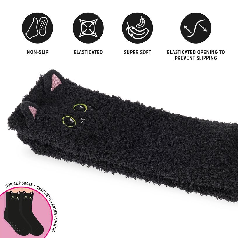 8052694149062-Legami - Chaussettes Antidérapantes Enfant - Kitty Black--2
