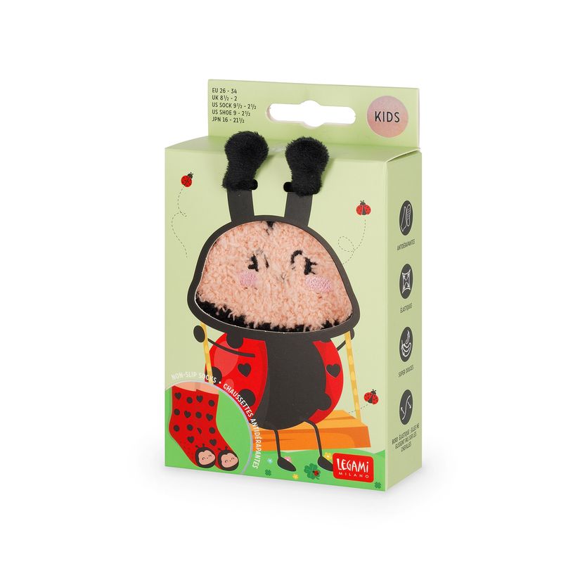 8052694149093-Legami - Chaussettes Antidérapantes Enfant - Ladybug--0