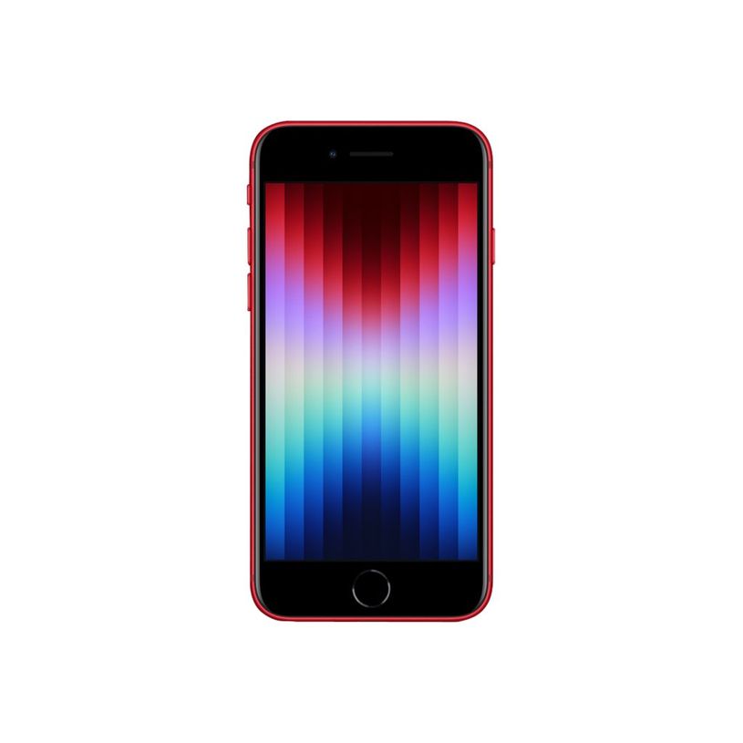 -Apple iPhone SE (3ème generation) - Smartphone reconditionné grade A - 5G - 128 Go - Rouge-P_405285063_1-3