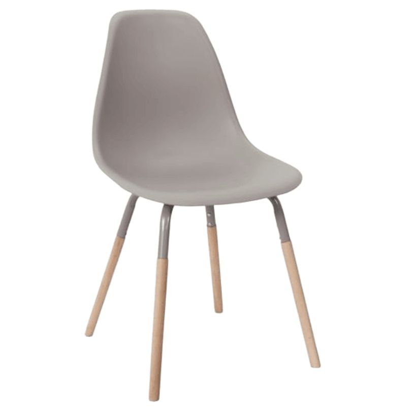 3664944613022-Chaise PHENIX - pieds bois - taupe-P_405285518_1-0