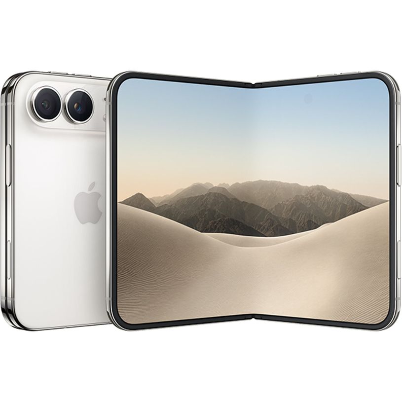 195951405940-Apple iPhone Duo - Smartphone pliable - 5G - 256 Go - Blanc stellaire-P_405285634_1-0