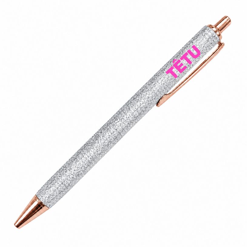 3701813307429-Woom - Stylo à paillettes - Têtu - Silver--0