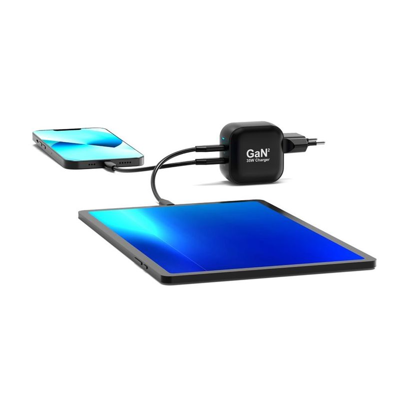 3567042031661-PORT Connect - Adaptateur secteur - GaN II - 35 W - 3 A - PD 3.0 - 2 connecteurs de sortie-P_405287956_7-4