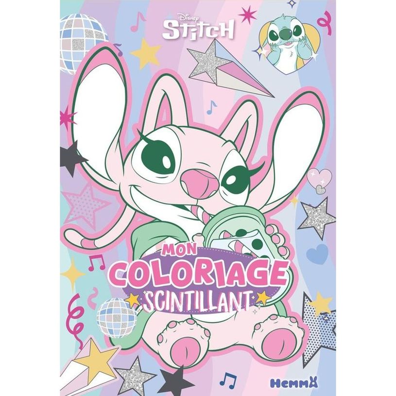 9782508063954-Disney Stitch - Mon coloriage scintillant Angel-P_405288141_1-0