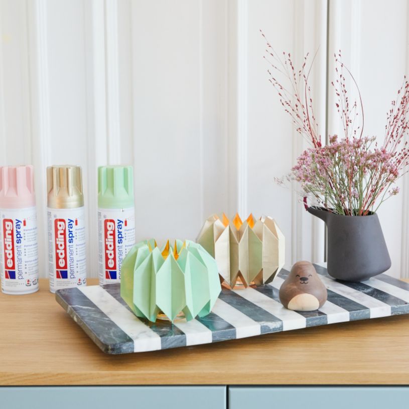 4057305030665-Edding - Peinture acrylique en Aérosol e-5200 Or champagne Mat - Spray 200 ml--4