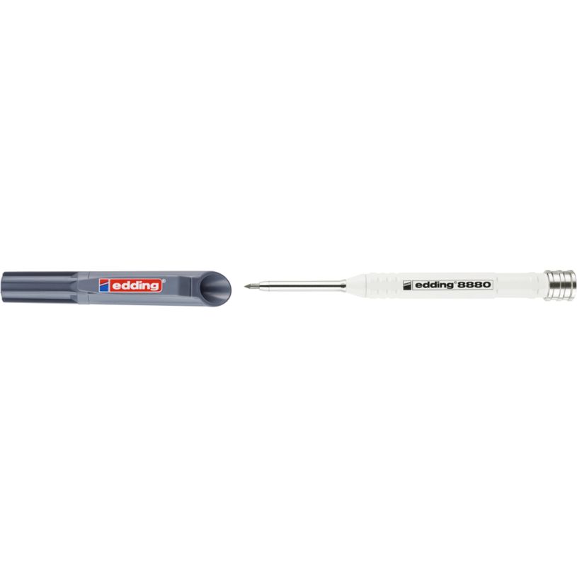 4057305066893-edding - Crayon porte-mine de chantier mécanique e-8880 avec 6 mines de recharge--2