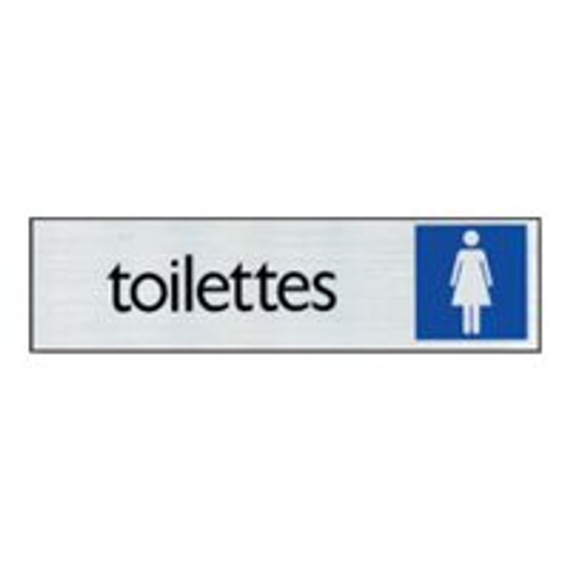 40580104-Pickup - Plaque de signalisation - 165 x 44 mm - toilettes pour femmes-P_4058010_1-0