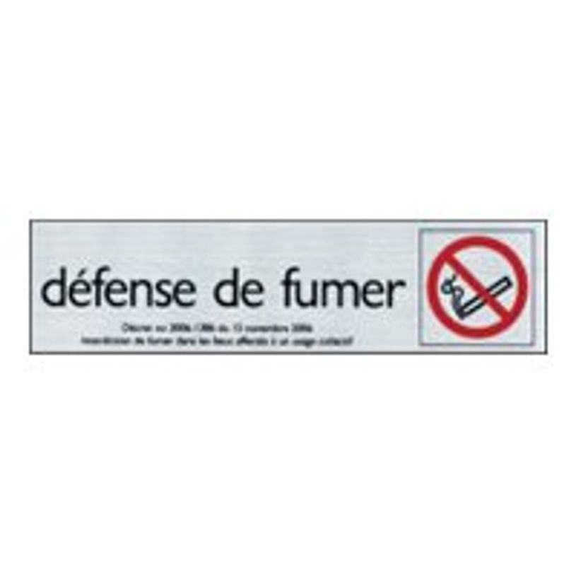 40581576-Pickup - Plaque de signalisation - 165 x 44 mm - défense de fumer-P_4058157_1-0