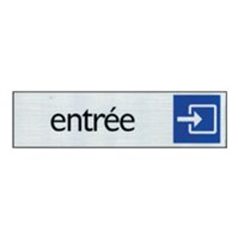 40582016-Pickup - Plaque de signalisation - 165 x 44 mm - entrée-P_4058201_1-0