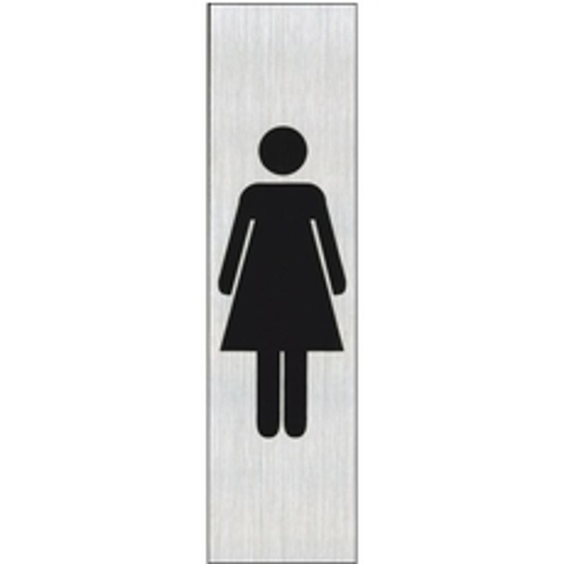 40582634-Pickup - Plaque de signalisation - 165 x 44 mm - dames (vertical)-P_4058263_1-0