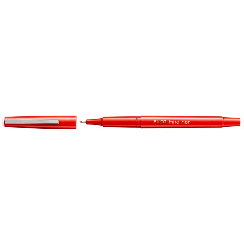 4902505085956-Pilot Fineliner - Feutre fin permanent - 0.4 mm - rouge--0
