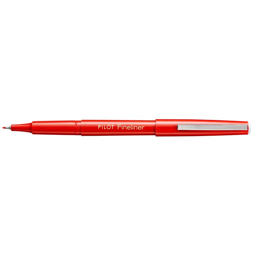 4902505085956-Pilot Fineliner - Feutre fin permanent - 0.4 mm - rouge--2