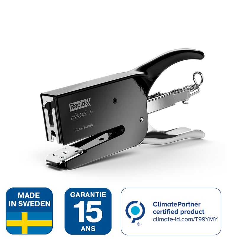 4051661016561-Rapid - Pince Agrafeuse Classic K1 - capacité de 50 feuilles - agrafes 26/6 ou 26/8+ - Noir--6
