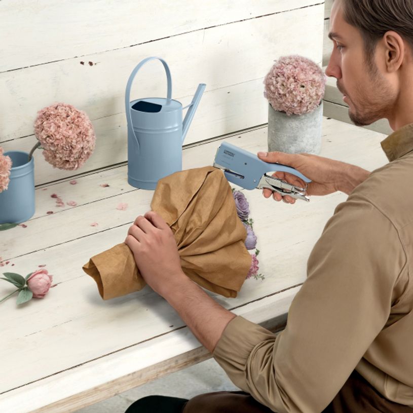 4051661016585-Rapid - Pince Agrafeuse Classic K1 - capacité de 50 feuilles - agrafes 26/6 ou 26/8+ - Bleu--4