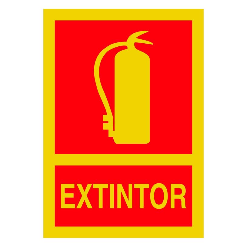 8435080904627-Rotulauto - Signe - extinguisher CO2 - 210 x 297 mm - PVC - rouge, luminescent-P_500645_1-0