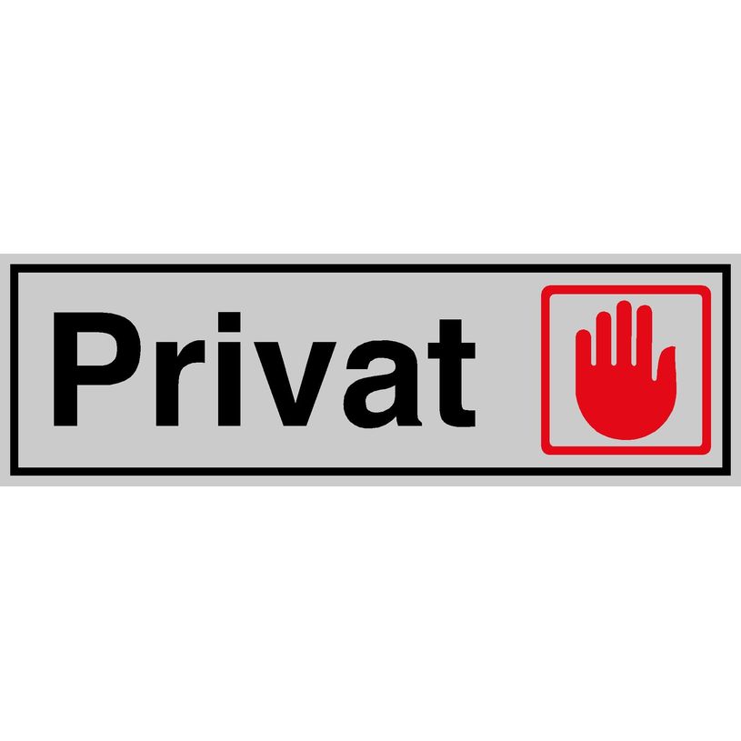 8435080908274-Rotulauto - Signe - privé - rectangulaire - 180 x 60 mm - métal - or-P_500669_1-0