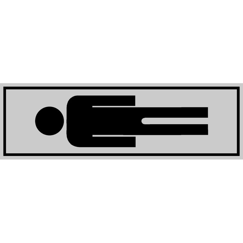 8435080908038-Rotulauto - Signe - toilettes pour hommes - rectangulaire - 180 x 60 mm - métal - or-P_500678_1-0