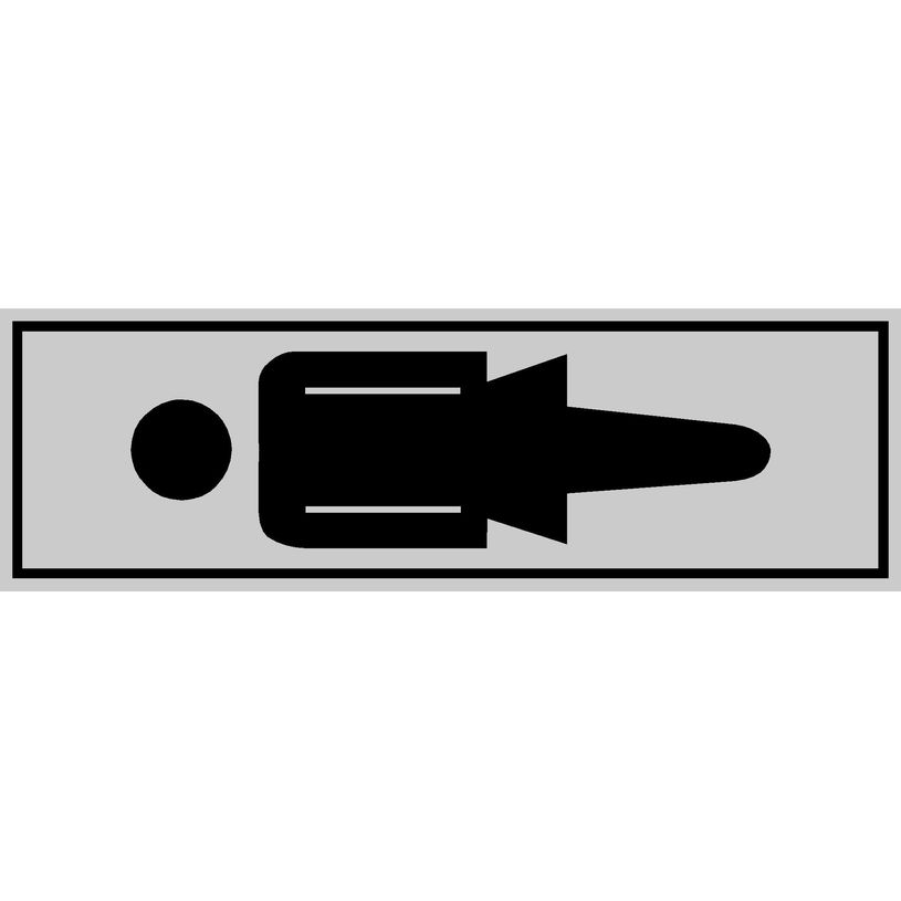 8435080908069-Rotulauto - Signe - toilettes pour femmes - rectangulaire - 180 x 60 mm - métal - or-P_500679_1-0