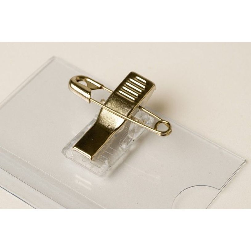 8435258925515-Office Box - Porte-badge de nom - clip, broche - cristal translucide-P_501124_3-0