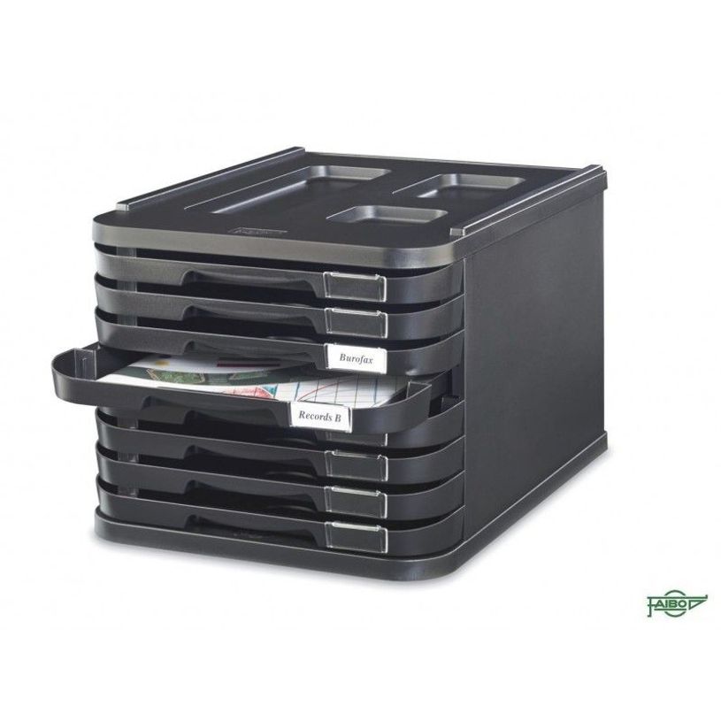 8425901100826-Faibo - Bloc de classement à tiroirs - 8 tiroirs - noir-P_501171_2-0