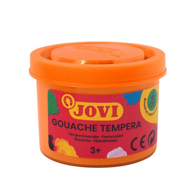 8412027003179-Témpera Jovi naranja 35 ml – Pintura escolar lavable para manualidades--0