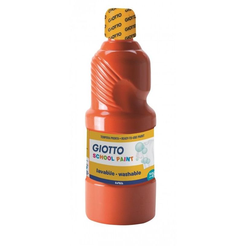 8000825535420-GIOTTO SCHOOL - Peinture - peinture à tempera - rouge écarlate - extra-fine - 500 ml-P_504242_1-0