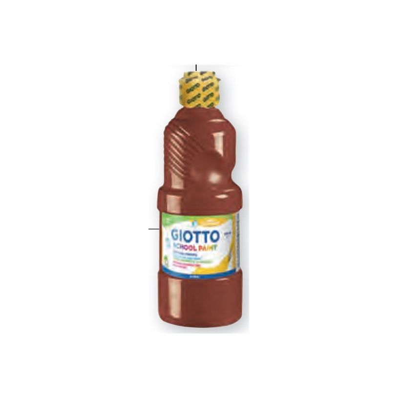 8000825535659-GIOTTO SCHOOL - Peinture - peinture à tempera - brun - extra-fine - 500 ml-P_504253_2-1