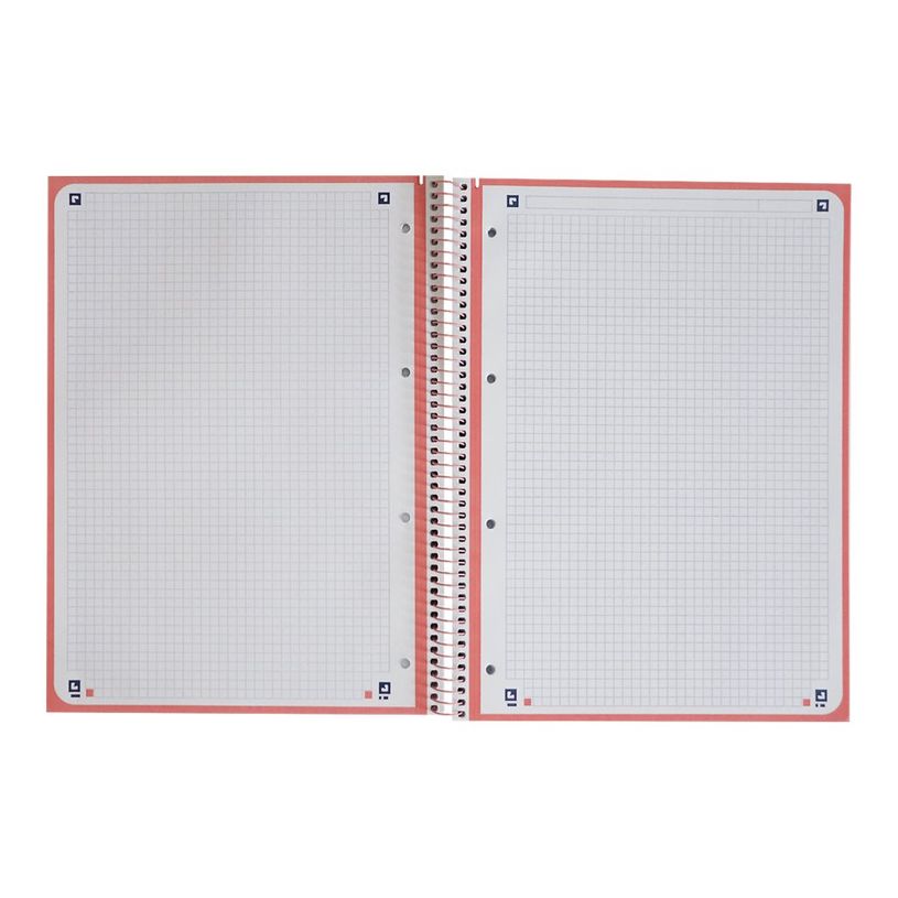 8412771007096-Oxford Classic - Cahier à spirale A4 Plus - petits carreaux - rose-P_505718_1-3