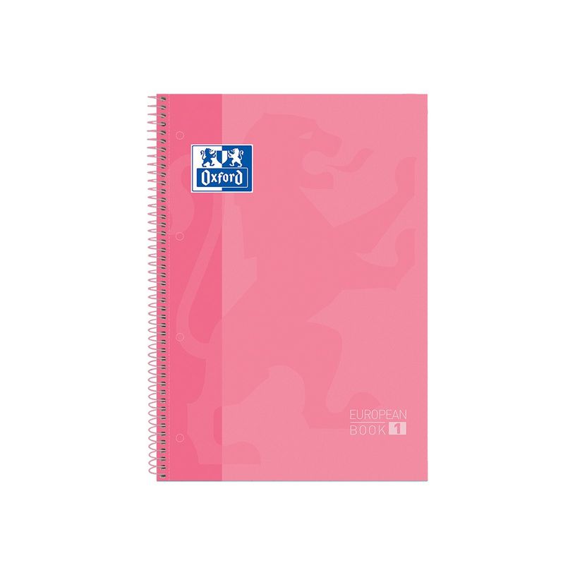 8412771007096-Oxford Classic - Cahier à spirale A4 Plus - petits carreaux - rose-P_505718_4-0