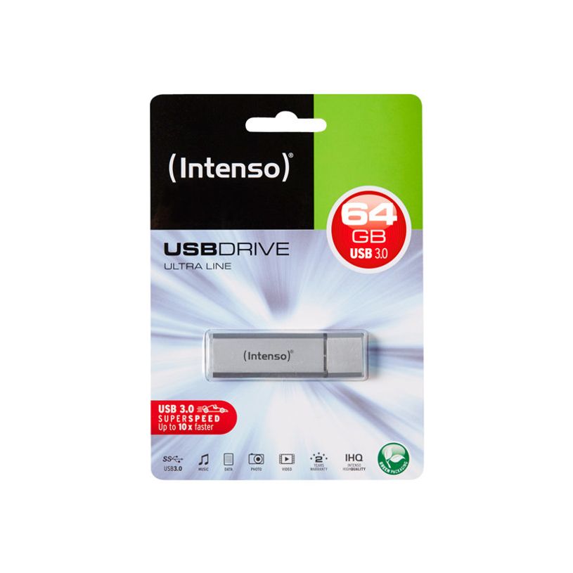 4034303016532-Intenso Ultra Line - Clé USB 64 Go - USB 3.0 - argent-P_507013_3-2