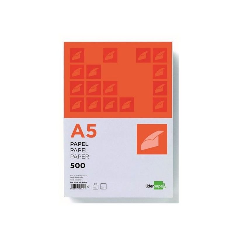 8423473282292-liderpapel - A5 - 80 g/m² - 500 feuille(s) papier uni-P_509853_1-0