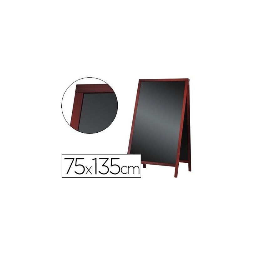 0000005104680-liderpapel - Chevalet - sur pied - 750 x 1350 mm - double face - noir-P_510468_1-0