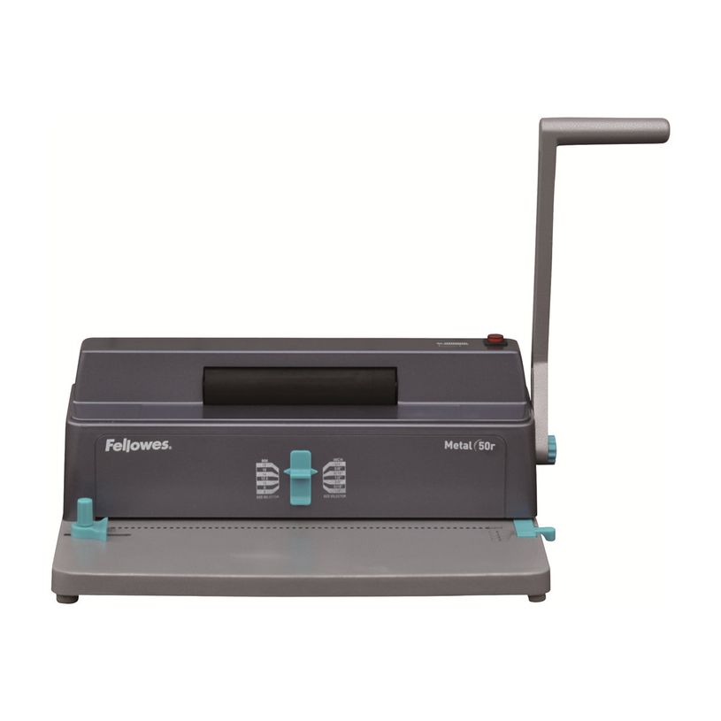 0043859594597-Fellowes Metal 50R - Machine à relier - fil métallique - perfore 12 feuilles - relie 450 fe-P_511391_1-0