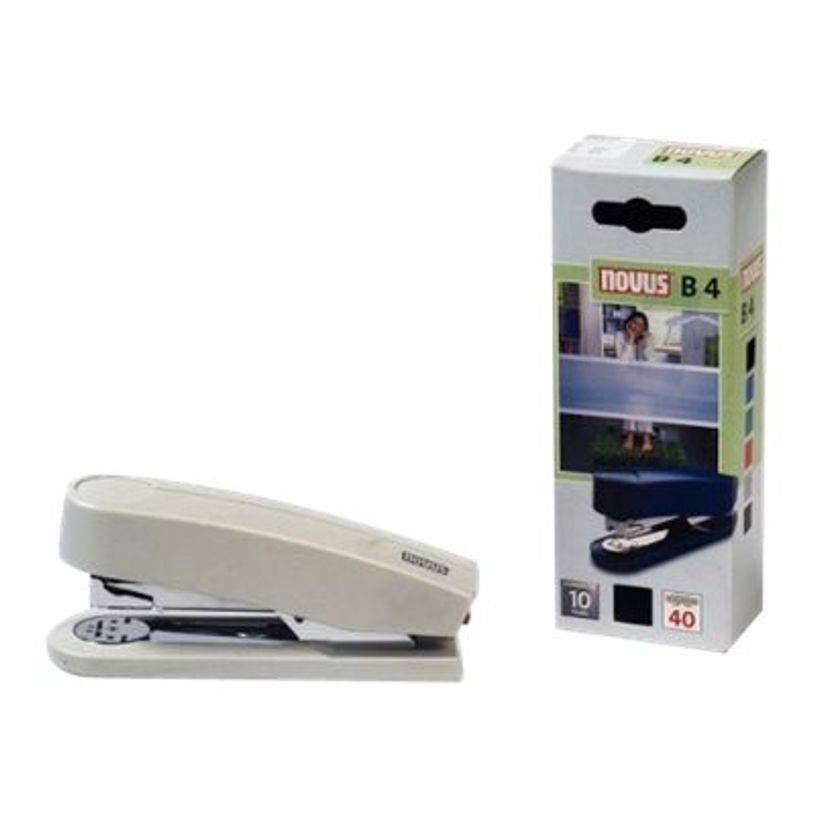 4009729009697-Novus B 4 - Agrafeuse - 24/6-24/8, 26/6-26/8 - plastique, métal - gris brillant-P_514935_3-2